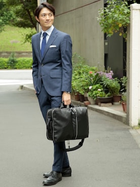 「3wayバッグ」｜UNBILLION_MENSさん（メンズ・176cm）の冬コーディネート