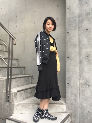 GW SALE価格【限定品】 adidas 希少モデル ハート柄ジャージ 黒 S adidas Originals（アディダスオリジナルス）の「アディダス