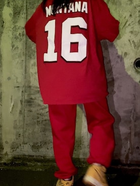 「NFL（ナショナルフットボールリーグ　）のアイテム（パンツ）」を使った、FAT RAT             さん（レディース・156cm）の夏コーディネート