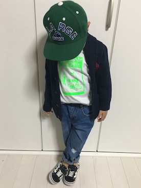 ♡M♡さん（キッズ・100cm）の冬コーディネート