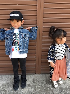 ♡M♡さん(キッズ・100cm)の春コーディネート