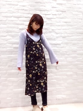 「ベルスリーブ」｜romiさん（レディース・151cm）の春コーディネート