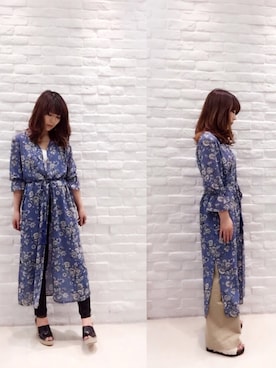 「enchanted（エンチャンテッド）のアイテム」を使った、romiさん（レディース・151cm）の春コーディネート