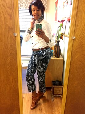 「MADDEN（メデン）のアイテム」を使った、Missyさん（レディース・165cm）の春コーディネート