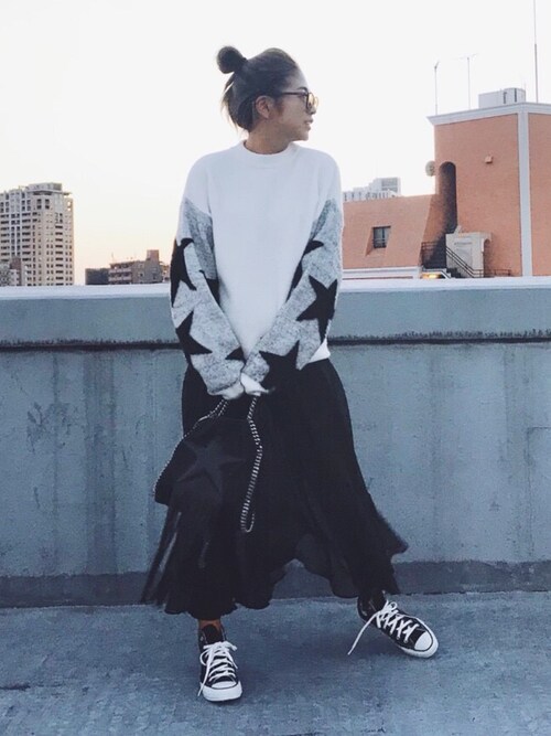 今井華 Floveのニット セーターを使ったコーディネート Wear