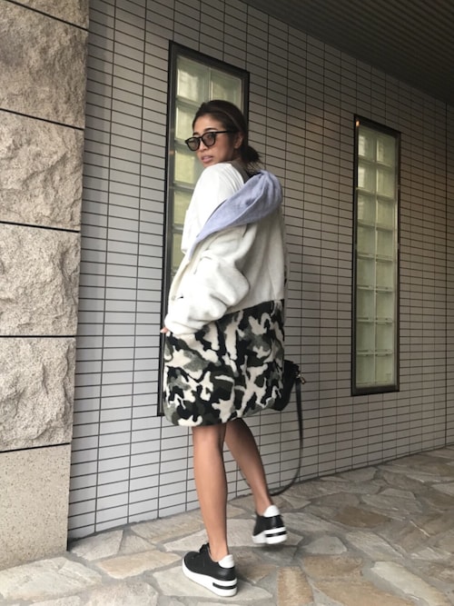 今井華 Floveのダウンジャケット コートを使ったコーディネート Wear