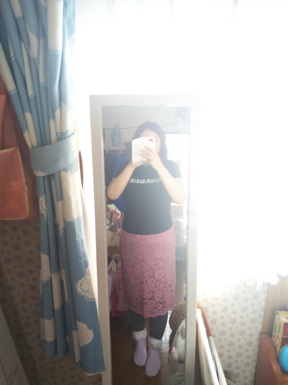 「大人ガーリー、夏コーデ、プチプラコーデ、タイトスカート、おしゃれさんと繋がりたい」｜「Dolce.のアイテム（Tシャツ/カットソー、ブラック系）」を使った、よっちゃんさん（レディース・157cm）の夏コーディネートの1枚目の写真