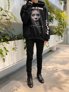 「vetements」｜「アイテム（ブーツ）」を使った、mnさん（メンズ・175cm）の冬コーディネート