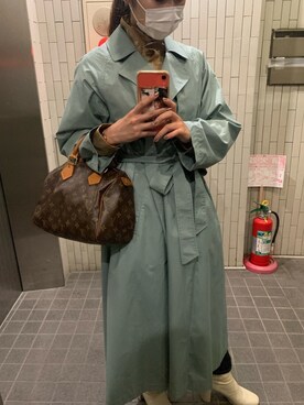 「BEAMS」｜「アイテム（ボストンバッグ）」を使った、morimorioisiiさん（レディース・161cm）の秋コーディネート