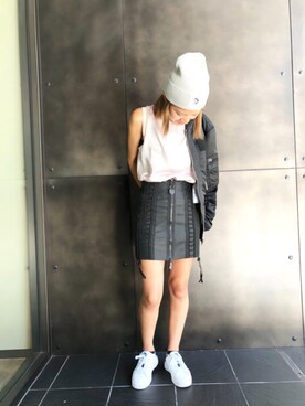 DIESEL ACCESSORIES STORE 阪急西宮ガーデンズ｜rikopin使用「DIESEL（WOMEN’S　スニーカー）」的時尚穿搭