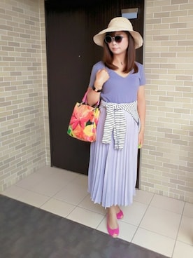 けゆもんさん（レディース・156cm）の夏コーディネート