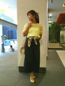 「ALETTA（アレッタ）のアイテム」を使った、けゆもんさん（レディース・156cm）の秋コーディネート