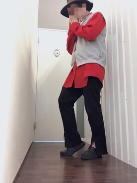 「TAKAHIROMIYASHITATheSoloIst.（タカヒロミヤシタザソロイスト）のアイテム（サンダル）」を使った、YAMATOさん（メンズ・178cm）の春コーディネート