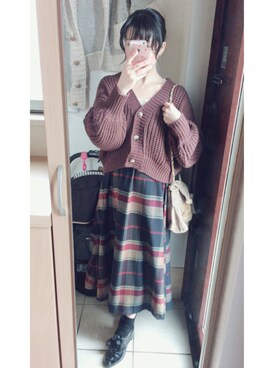 ぷうちゃんさん（レディース・155cm）の秋コーディネート