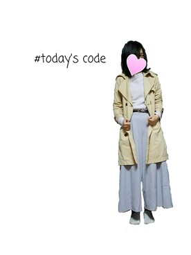 「パステルコーデ」｜「アイテム（ジャケット/アウター）」を使った、syuka.さん（レディース・152cm）の春コーディネート