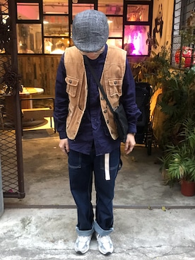 「993」｜「アイテム（ジャケット/アウター）」を使った、章樓さん（レディース・161cm）の春コーディネート