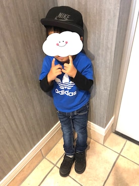 haasaさん（キッズ・100cm）の秋コーディネート