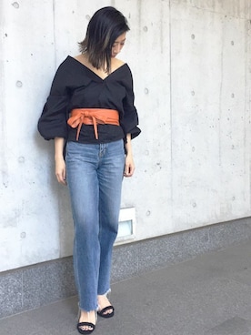 「Settimissimo（セッティミッシモ）のアイテム」を使った、Yumiさん（レディース・156cm）の春コーディネート