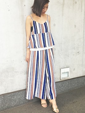 「Settimissimo（セッティミッシモ）のアイテム（パンツ）」を使った、Yumiさん（レディース・156cm）の春コーディネート