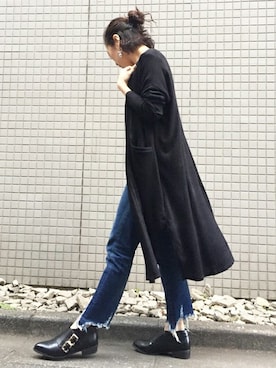 「Settimissimo（セッティミッシモ）のアイテム（トップス）」を使った、Yumiさん（レディース・156cm）の春コーディネート