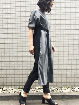 「Settimissimo（セッティミッシモ）のアイテム（ワンピース/ドレス）」を使った、Yumiさん（レディース・156cm）の春コーディネート