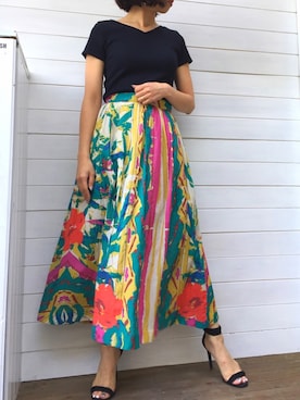 「Settimissimo（セッティミッシモ）のアイテム（トップス）」を使った、Yumiさん（レディース・156cm）の春コーディネート