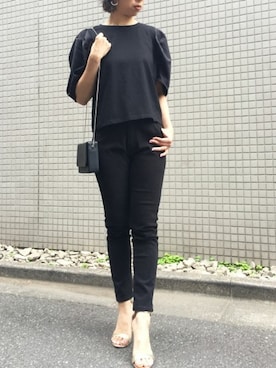 「Settimissimo（セッティミッシモ）のアイテム（トップス）」を使った、Yumiさん（レディース・156cm）の春コーディネート