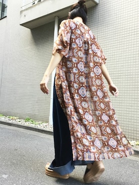 「Settimissimo（セッティミッシモ）のアイテム（トップス）」を使った、Yumiさん（レディース・156cm）の夏コーディネート