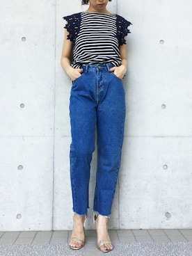 「Settimissimo（セッティミッシモ）のアイテム」を使った、Yumiさん（レディース・156cm）の夏コーディネート