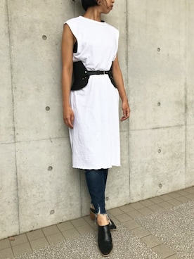 「Settimissimo（セッティミッシモ）のアイテム」を使った、Yumiさん（レディース・156cm）の夏コーディネート