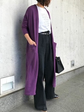 「Settimissimo（セッティミッシモ）のアイテム（バッグ）」を使った、Yumiさん（レディース・156cm）の秋コーディネート