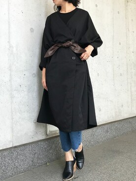 「Settimissimo（セッティミッシモ）のアイテム（その他アウター）」を使った、Yumiさん（レディース・156cm）の秋コーディネート