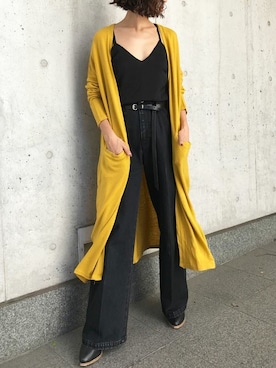 「Settimissimo（セッティミッシモ）のアイテム（トップス）」を使った、Yumiさん（レディース・156cm）の秋コーディネート