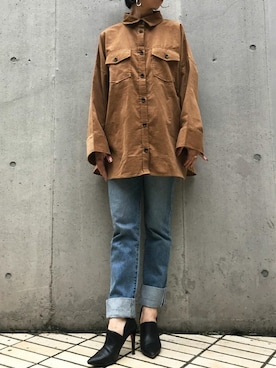 「Settimissimo（セッティミッシモ）のアイテム（トップス）」を使った、Yumiさん（レディース・156cm）の秋コーディネート