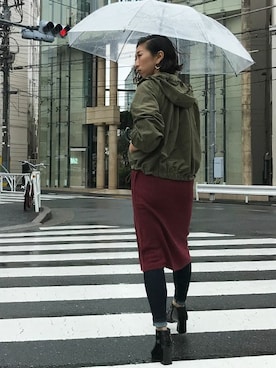 「Settimissimo（セッティミッシモ）のアイテム（ジャケット/アウター）」を使った、Yumiさん（レディース・156cm）の秋コーディネート