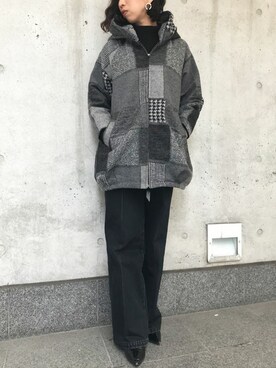 「Settimissimo（セッティミッシモ）のアイテム（その他アウター）」を使った、Yumiさん（レディース・156cm）の秋コーディネート