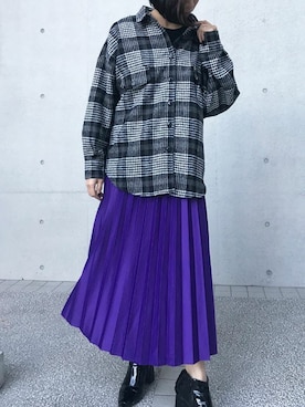 「Settimissimo（セッティミッシモ）のアイテム（その他アウター）」を使った、Yumiさん（レディース・156cm）の冬コーディネート