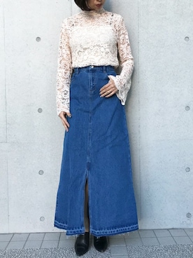 「Settimissimo（セッティミッシモ）のアイテム（トップス）」を使った、Yumiさん（レディース・156cm）の冬コーディネート