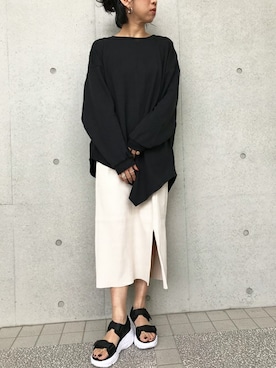 「Settimissimo（セッティミッシモ）のアイテム」を使った、Yumiさん（レディース・156cm）の春コーディネート