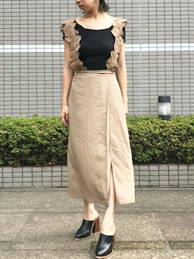 「Settimissimo（セッティミッシモ）のアイテム」を使った、Yumiさん（レディース・156cm）の夏コーディネート