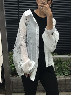 「Settimissimo（セッティミッシモ）のアイテム（トップス）」を使った、Yumiさん（レディース・156cm）の秋コーディネート