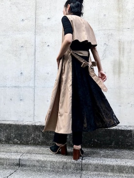 「Settimissimo（セッティミッシモ）のアイテム（ジャケット/アウター）」を使った、Yumiさん（レディース・156cm）の秋コーディネート