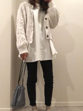 「reca（レカ）のアイテム（チュニック）」を使った、_nayuuuuさん（レディース・158cm）の冬コーディネート