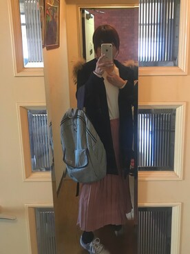 「DRWCYS（ドロシーズ）のアイテム（その他アウター）」を使った、Hitomeeee さん（レディース・155cm）の春コーディネート