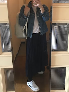 「ESPRIT（エスプリ）のアイテム（ジャケット/アウター）」を使った、Hitomeeee さん（レディース・155cm）の春コーディネート