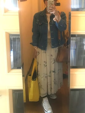 「ESPRIT（エスプリ）のアイテム（ジャケット/アウター）」を使った、Hitomeeee さん（レディース・155cm）の春コーディネート