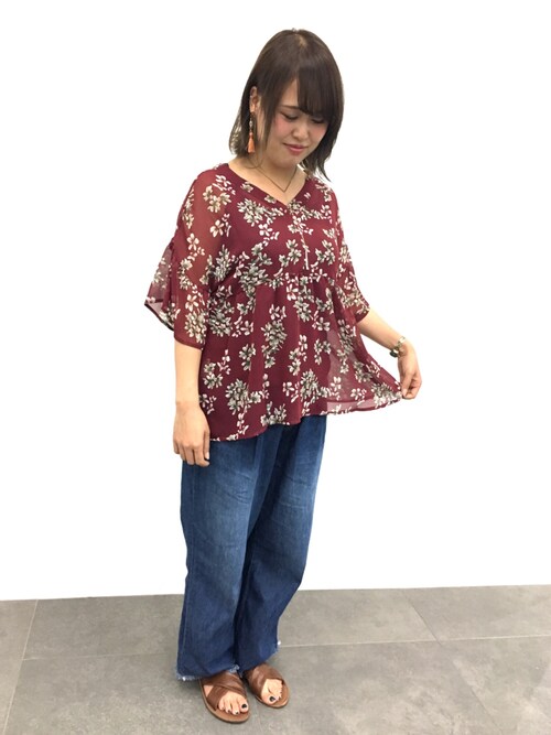 エジプト 比喩 振動する 花 柄 チュニック コーデ Middleboromidday Com