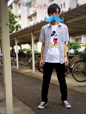 ゆうたくんさん ユニクロのtシャツ 半袖 タンクトップ を使った