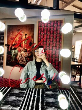 「基础款」｜「アイテム（デニムジャケット）」を使った、ushioさん（レディース・165cm）の秋コーディネート