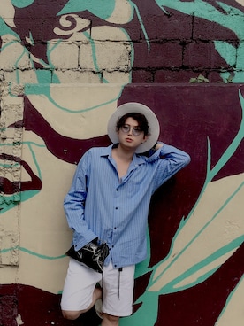 「Lazar（ラザル）のアイテム（トップス）」を使った、TGTさん（メンズ・177cm）の冬コーディネート